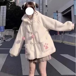Women's Jacket's Jackets Basic Jacket Thick Winter Kawaii Patchwork Japanese Style College Young Estetic Chic Warm Loose Casual Sweet Design 230406