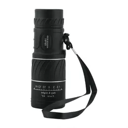 Freeshipping 16 x 52 HD Foco Telescópio Monocular Baixa Luz Visão Noturna Esportes Caça Camping Kit Tcrtf