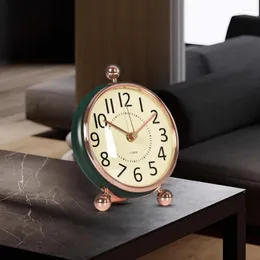 Table Clocks Decorative Digital Electronic Vintage Modern Living Room Fancy Old Style Reloj Escritorio Home Decor