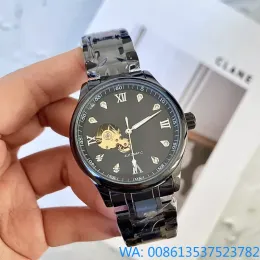 Montre De Luxe Luxus-Herrenuhr, Drei-Stich-Serie, 40 mm Durchmesser, automatische mechanische Uhr, hochwertige europäische Top-Luxusmarke, Armbanduhr, Stahlarmband, neu