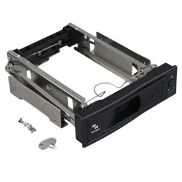 Freeshipping new hot 35 inch HDD SATA Hot Swap Internal Enclosure Mobile Rack with Key Lock Ikxgf