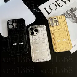 أفضل حالات الهاتف المصمم الجلدي لـ iPhone 15 Pro Max 18 17 16 14 13 12 11 L iPhone15 15Promax Fashion Letter Cover الفاخرة