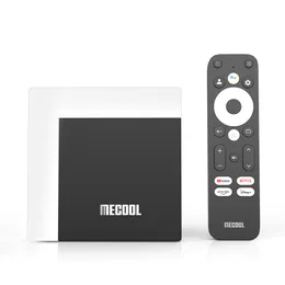 Mecool TV Box Android 11 KM7 Plus Google TV Amlogic S905Y4 2GB DDR4 16GB EMMC 100M LAN Internet Android 11 스마트 TV 플레이어