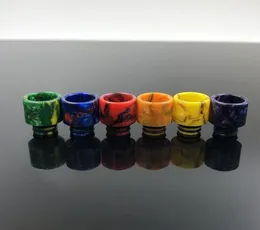 new 810 510 Thread Epoxy Resin Wide Bore Drip Tip Mouthpiece Vape Drip Tips for TFV8 TFV12 Prince TFV8 Big Baby Atomizer 528 DHL9962638