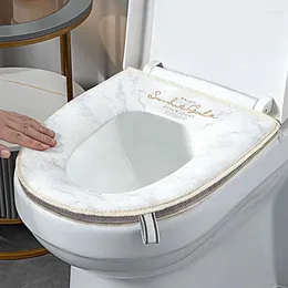 Toilet Seat Covers Light Luxury Waterproof Cushion Four Seasons General Household Set Shalla Chain Ring