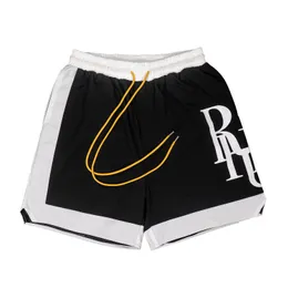 Rhude Shorts Masculino Shorts de grife Verão Moda Curto de alta qualidade Streetwear Moda Casual Hip Hop Praia Roupas Esportivas Calças Masculinas 4757GD