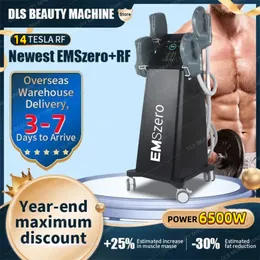 14Tesla DLS-EMSLIM Electromagnetic Body Shaping Machine Emszero 6500W Muscle Stimulator Fat Removel Beauty Machine
