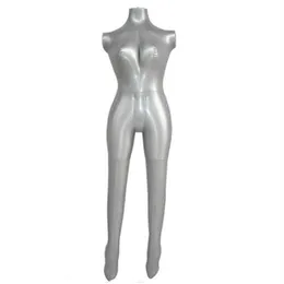 Moda feminina roupas exibir manequim inflável suporte torso inflável mulheres modelos de pano pvc inflação manequins corpo inteiro252h