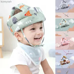 Kissen Baby-Sicherheitshelm Kopfschutz Kopfbedeckung Kleinkind Anti-Fall-Pad Kinder lernen, zu laufen Crash-Kappe Verstellbare atmungsaktive KappeL231107