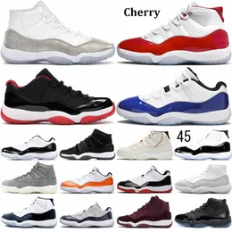 jumpman 11 basketball shoes 11s cherry cool grey women men trainers bred pure violet low 72-10 25th anniversary concord space jam midnight navy sports sneakers 36-47