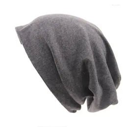 Berets 200pcs/Lot Lot Cotton Cotton Winter Knit Hip Hop Beanie Hat Cap/20 Color للاختيار