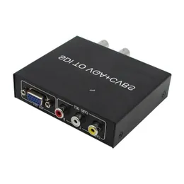 Freeshipping SDI (SD-SDI/HD-SDI/3G-SDI) إلى VGA CVBS/AV SDI Converter دعم 1080p للشاشة/الكاميرا/العرض مع محول FTJDA