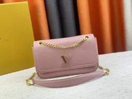 Lockme zincir çanta kadın tasarımcı omuz çantası siyah deri mini çapraz çanta bükülme kilidi moda flip cüzdan cüzdan m22303 toptan satış