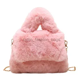 숄더백 여성 모피 Soulder 가방 Fasion 따뜻한 상단 앤 락 가방 편안한 제거 가능한 Soulder Ladies 소녀 겨울 Bagcatlin_fashion_bags