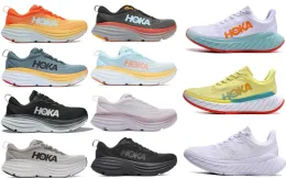 HOKA ONE BONDI 8 CARBON X2ローカルカワナチャレンジャーATR 6トレーニングスニーカーライフスタイルショック吸収デザイナー女性男性明るい青