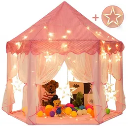 ألعاب الحفلات الحرف تلعب دور لعبة Tent Tent Teys Ball Pit Pool Portable Platable Princess Polding Castle Gifts S Toy للأطفال