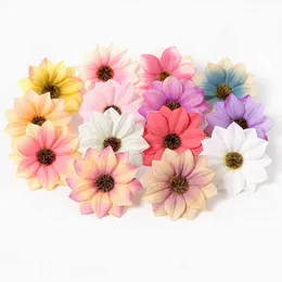 Dried Cheap 30Pcs Gerbera Artificial Flower Home Party Decoration Scrapbooking Accessories Wreath DIY Christmas Craft Fake Flowers AA230407