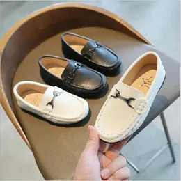 Spring Summer New Kids Boy Girl Dress Breathable Casual Children's Boys Girls Flat Leather Shoes Moccasins Size 21-30