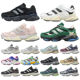 Novo 9060 N-palavra Running Shoes Homem Mulher Designer Sneaker Penny Cookie Rosa Tijolos Brancos Madeira Marrom Preto Treinamento Esportivo Treinadores