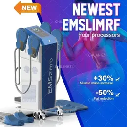 Salon Use Hiemt Slim Emszero Muscle Strength Butt Lift Electromagnetic Muscle Stimulates Fat Burning Instrument Fats Reduce With 4 Handle