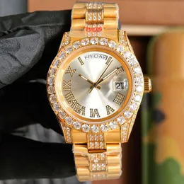 Montre en diamant pour hommes 40mm montres mécaniques automatiques montres-bracelets d'affaires montre-bracelet lumineuse de natation Montre De Luxe pour cadeaux six couleurs