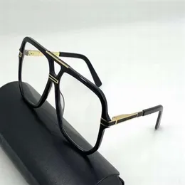Legends 6025 Shiny Black Gold glasögon glasögon ramar Mens mode vintage legender solglasögon UV Protecon med Box288o