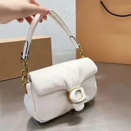 Popularny styl c0ah poduszka miękka chmurowa torba na ramię designerka crossbody torba czarna szary kremowy różowy krzyż miękka mini torebka damska