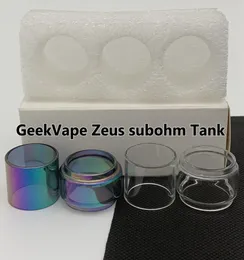 GeekVape Zeus Subohm Tankrucksack Normal 35ml Bulb Tubes 5ml Clear Rainbow Ersatzglas Tube Extended Bubble Fatboy1769158