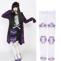 Sexy Kostüm Gothic Retro Strumpfhosen Haruku Stil Tattoo Print Strumpfhosen Lolita Kugelgelenk Puppe Cosplay Strümpfe