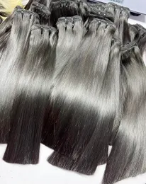 Capelli vietnamiti con doppia piega di capelli umani