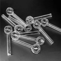 70mm Clear Pyrex Oil Burner Pipe Tjock Glass Tube For Water Smoking Glass Pipe Bongs Oil Rig Hookah Bubbler Tool