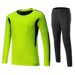 Outros artigos esportivos uniforme de futebol goleiro jerseys lazer esportes roupas de treinamento personalizado atacado conjunto de calças de moletom 231107