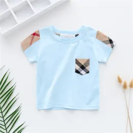 Summer Tops for Kids Short-sleeve T-shirt for Boys Girls Tees Brand Fashion Baby Outfits Toddler 1-6Y
