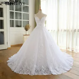 Party Dresses Gorgeous Wedding Dress With Lace Vestido De Novia Princesa Vintage Wedding Dresses Real Image Ball Bridal Gown 2022 For Women 0408H23