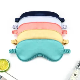 Sleep Masks Women Imitated Silk Sleep Eye Mask Portable Travel Eyepatch Nap Eye Patch Rest Blindfold Eye Cover Sleeping Mask Night Eyeshade 231108