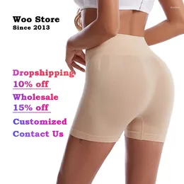 Women's Panties Woo Store Seamless BoyShort High Waist Shaper Shorts Shapewear Traceless Safety Underwear WSSS-33