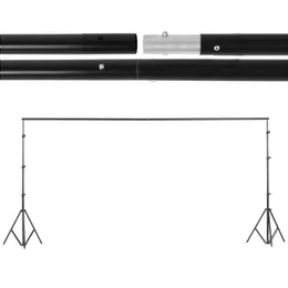 Freeshipping 28*3m /92*98ft Adjustable Photography Background Stand Bracket Backdrop Crossbar Support Photo Studio Kit for Backdrops Bros