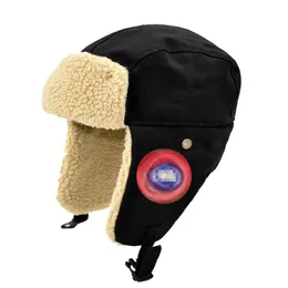 Chapéu caçador de 4 cores, chapéus quentes de inverno, chapéu de caça com abas de orelha para homens e mulheres
