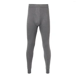 Men's Pants Mens Yoga Fashion Simple Joggers Solid Color Elastic Bottoms Slim Thick Autumn Warm Thermal Underwear Pantalones