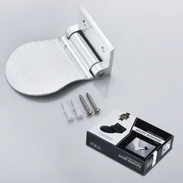 Badzubehör-Set 67JE Vielseitiger Fußhocker aus Aluminiumlegierung, Duschfußstütze, geeignet für öffentliche Badezimmer