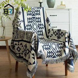 S THE EUROP STYL DZIWANIE BAWEGO GRICE Z BYSEL GEOMETRICA SOFA BOHEMIAN PRACA Okładka Koc Decor Domowa W0408