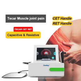 Indiba 448Khz Tecar Therapy Sistema de cuidados de saúde para alívio da dor CET RET RF Diatermia Máquina de fisioterapia para emagrecimento corporal para alívio da dor facial anti-envelhecimento e redução de gordura