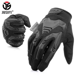 Cykelhandskar Taktiska militära handskar Army Paintball Shooting Airsoft Combat Bicycle Rubber Protective Anti-Scid Full Finger Glove Men Women 231108