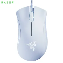 2023 마우스 Payen Razer Deathadder 필수 유선 게임 마우스 마우스 6400dpi 광학 센서 5 노트북 PC 게이머 독립적 인 단추 T221012