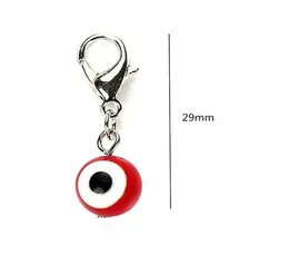 Charms 200 Stück Türkisch Blau Evil Eye Charms Karabinerverschluss baumeln für Schmuckherstellung Erkenntnisse 32 x 11 mm Drop Lieferung Schmuck Je Dhgarden Dh5Cb