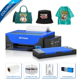 Colorsun DTF Printer A3/A4 L805 R1390 Printing Machine Direct To Film For T-shirt Hoodies Jeans Hat Shoes