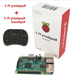 Freeshipping Raspberry Pi 3 WiFi Bluetooth I8 Mini 24G ile Model B Turuncu PI PC için Kablosuz Mini Klavye Android TV Ahududu Pi JHCK