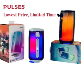 مكبرات صوت Pulse5 موسيقى ملء شاشة ملونة مكبرات صوت Bluetooth مكبر صوت مضاد للماء الصوت اللاسلكي مضخم الصوت اللاسلكي