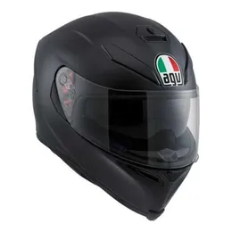 ヘルメットMoto AGVフルフェイスクラッシュヘルメットK5 S＃034; Matt Black＃034;プレミアムオートバイフルフェイスヘルメットサイズXS S MS ML L XL WN-OX5R