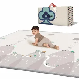 Baby Rugs Playmats Double-sided Kids Rug Foam Carpet Game Playmat Waterproof Baby Play Mat Baby Room Decor Foldable Child Crawling Mat Gift For Kid 231108